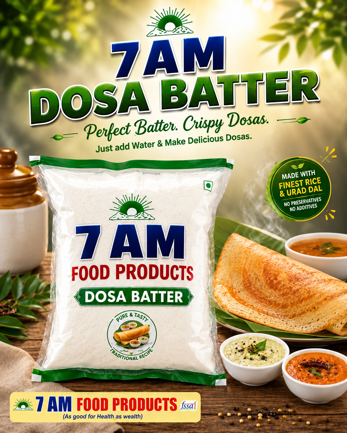 Dosa Pindi (Dosa Batter)