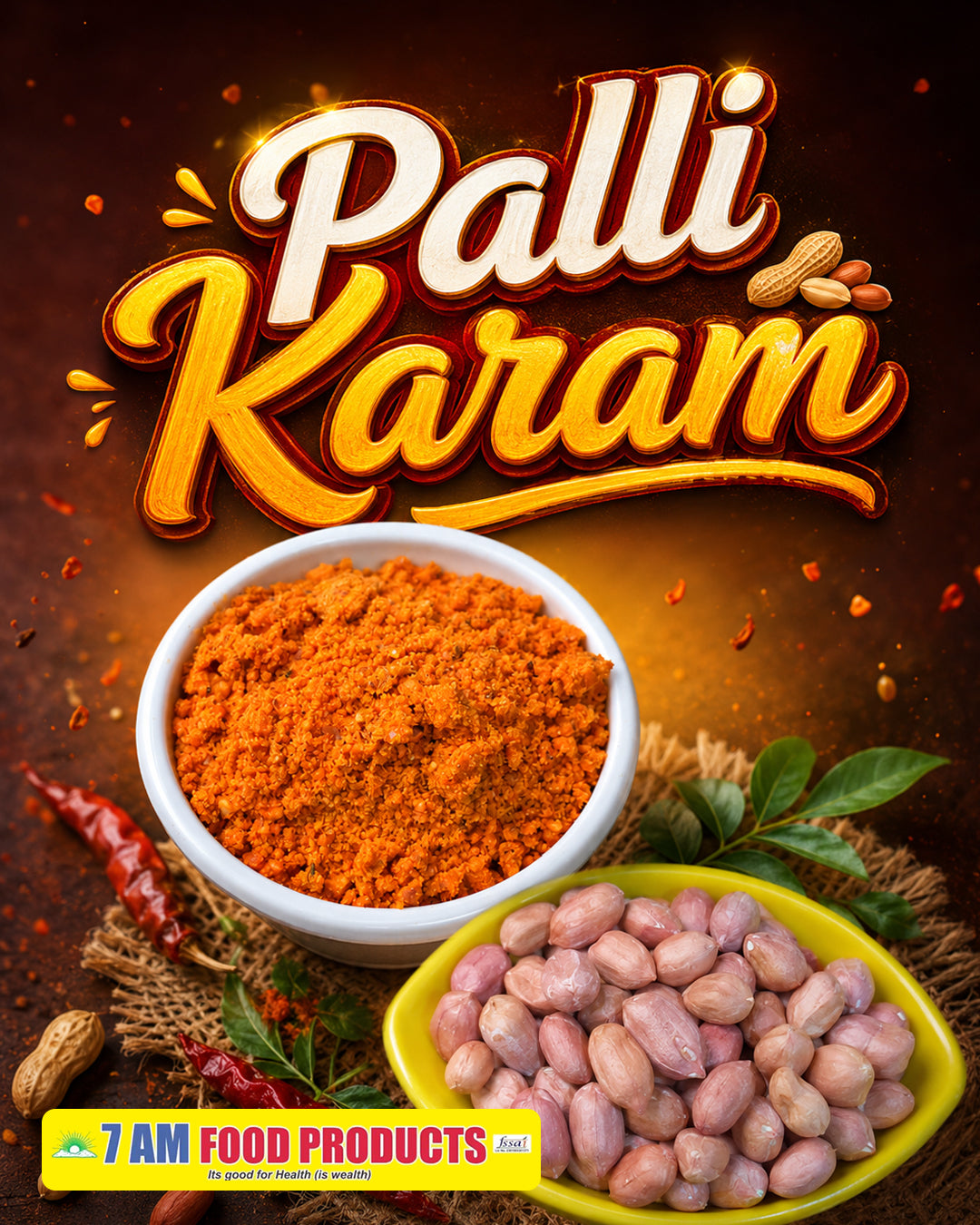 7 AM Food Products Palli Peanut Karam
