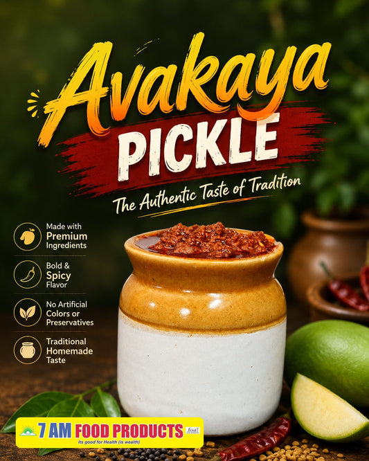 7 AM Food Products Mango Avakaya Pickle