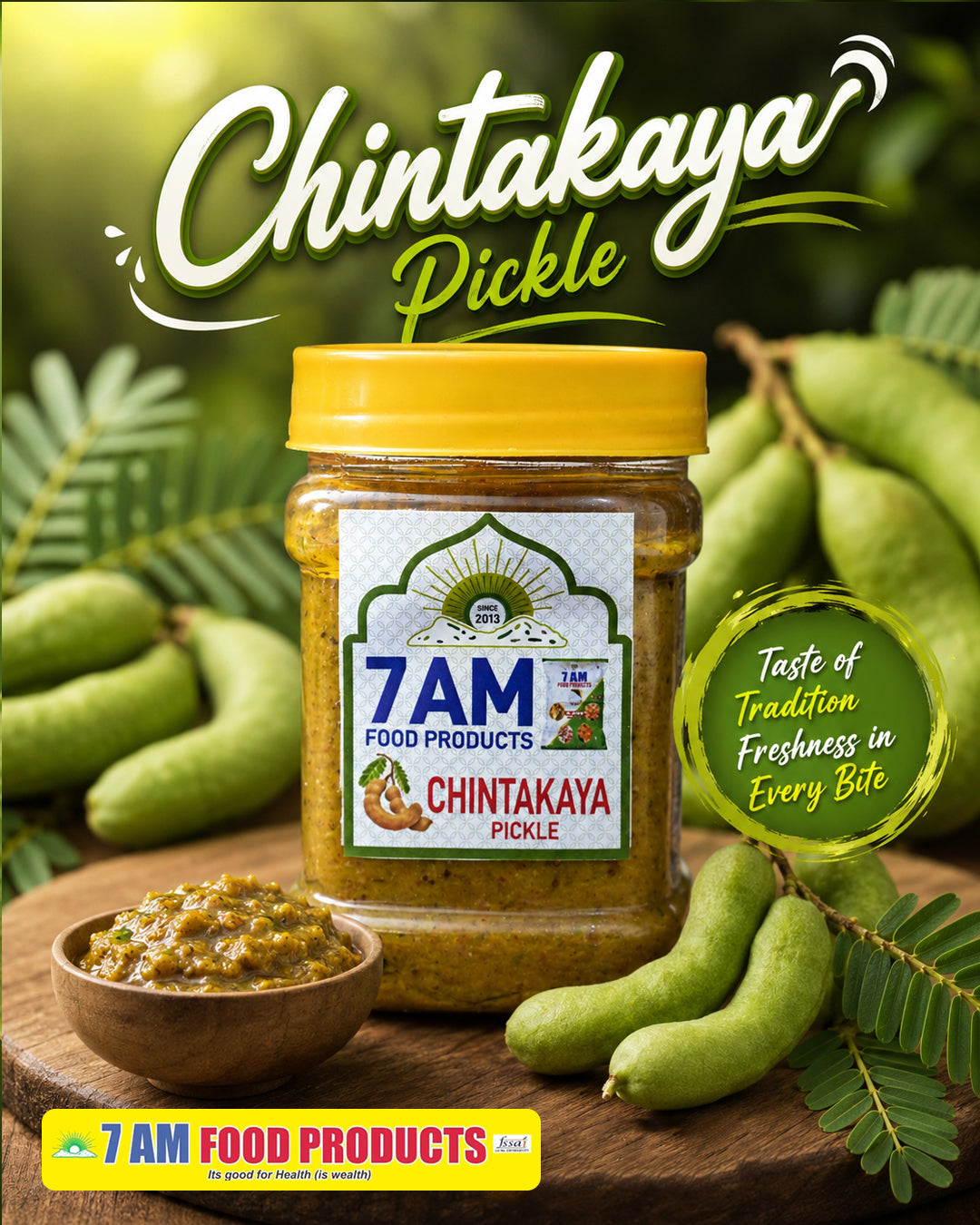 7 AM Food Products Chinthakaya Tamarind Pickle