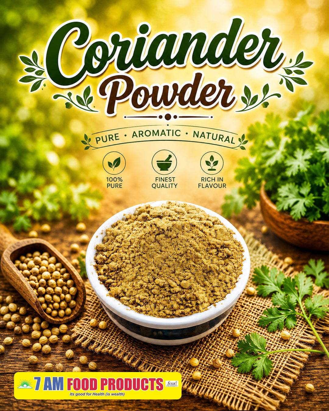 7 AM Food Products Dhaniya Powder