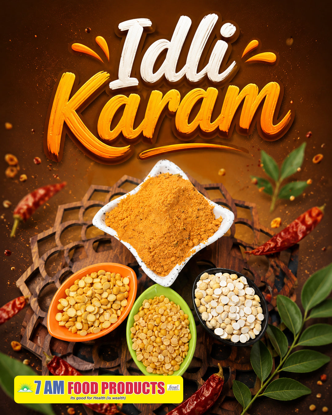 7 AM Food Products Idly Karam Podi