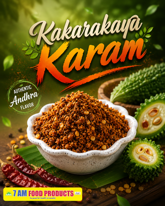 7 AM Food Products Kakarakaya Bitter Gourd Karam