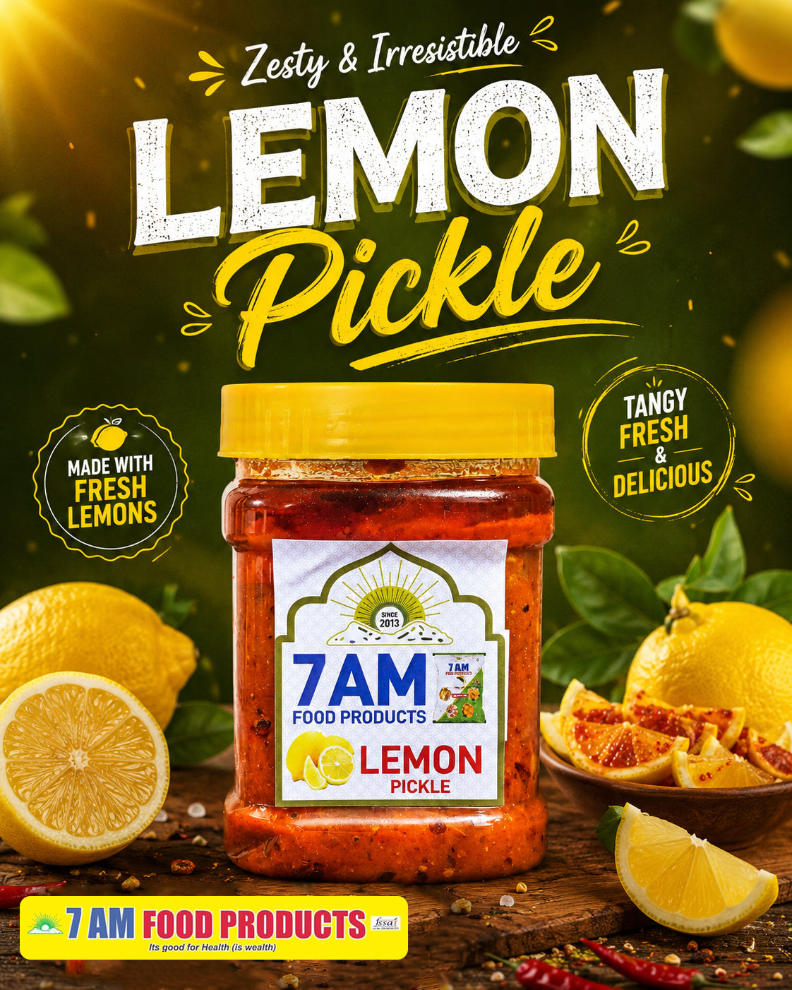 7 AM Food Products Lemon Pickle