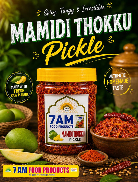 7 AM Food Products Mamidithoku Grated Mango Pickle