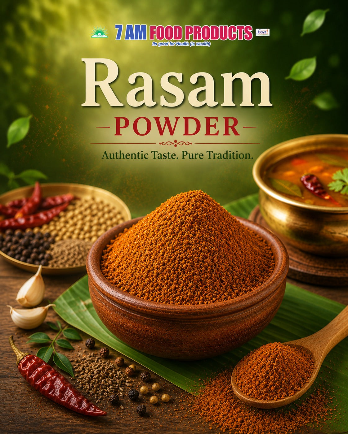 7 AM Food Products Rasam Powder
