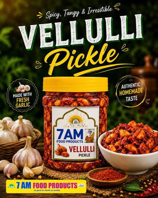 7 AM Food Products Velluli Garlic Pickle